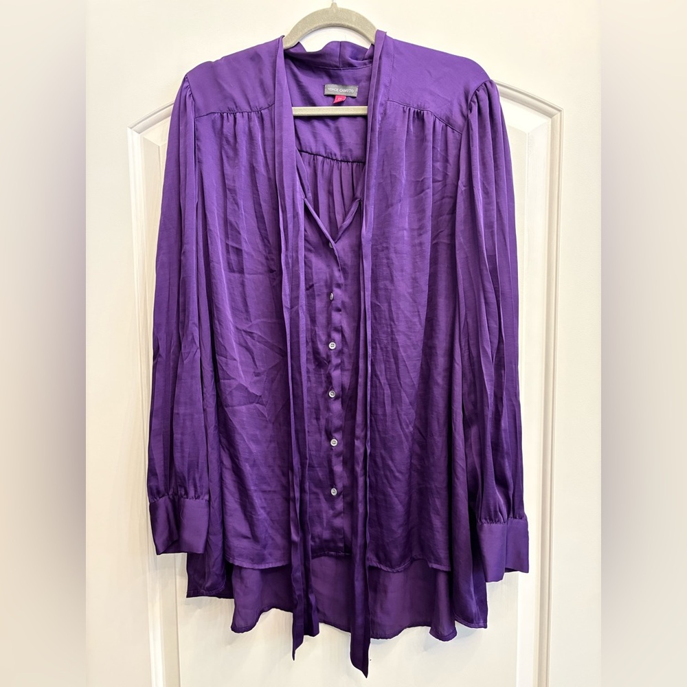 Vince Camuto Vibrant Purple Blouse